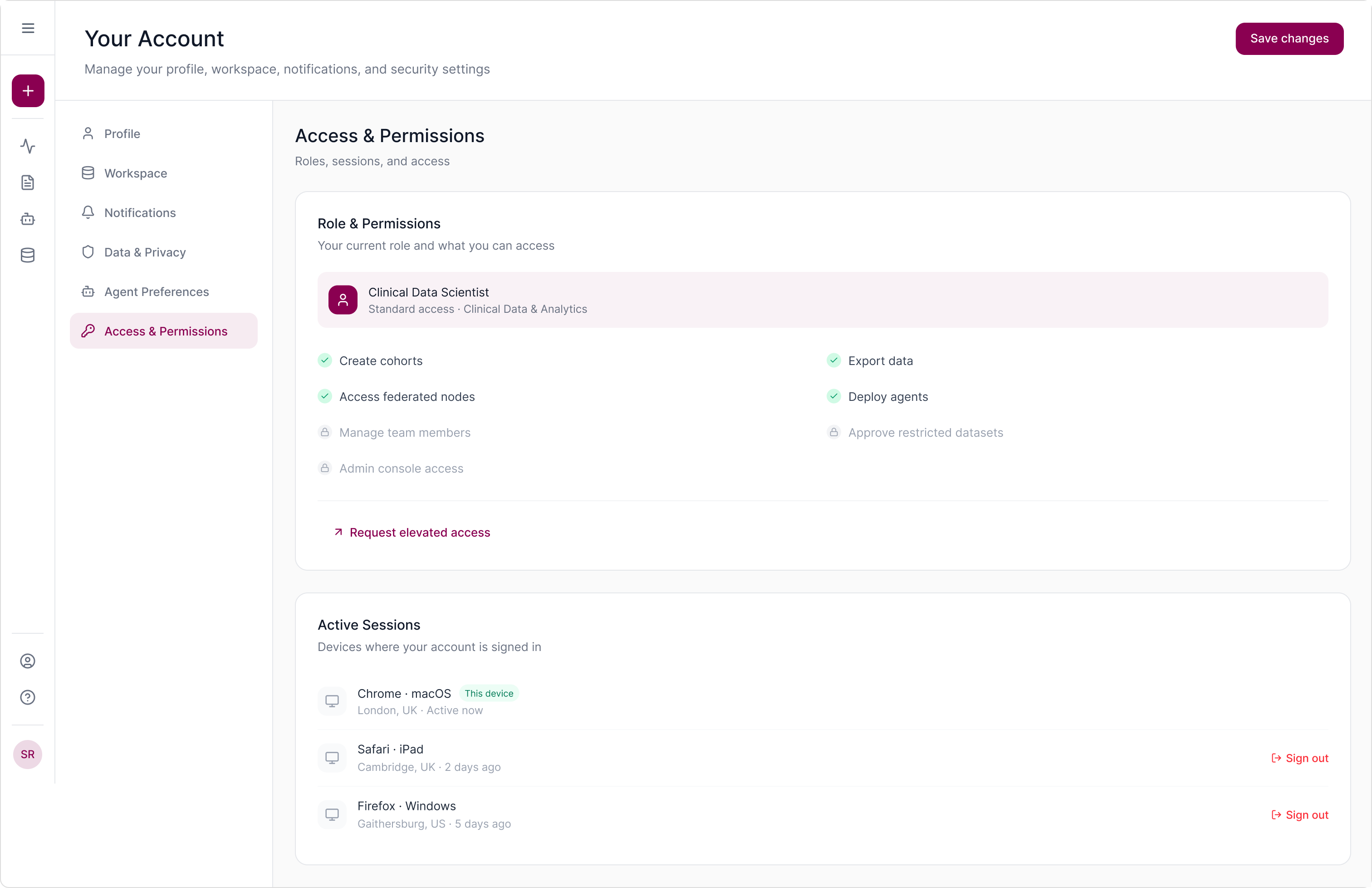 Clinical Trial Design Platform, AstraZeneca — screen 27